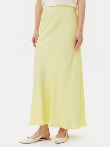 ViCOLO Spódnica maxi Gonna TD0472 Żółty Slim Fit. Żółte spódnice ViCOLO, s, bez wzorów, z wiskozy, maxi. Za 319,99 zł.