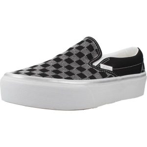 Buty VANS CLASSIC SLIP-ON PLATFORM Czarny. Czarne trampki Vans, bez wzorów, z tkaniny, bez zapięcia. Za 360,71 zł.
