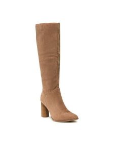 Jenny Fairy Kozaki LS5784-02 Brązowy. Brązowe kozaki Jenny Fairy, bez wzorów, z materiału, bez obcasa, na słupku, bez zapięcia. Za 199,99 zł.