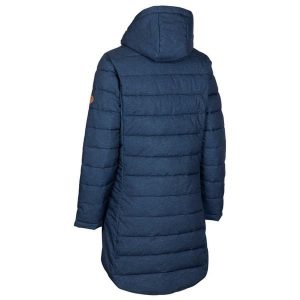 Damska długa kurtka Trespass Turka. Niebieskie kurtki Trespass, bez wzorów, z materiału, bez kaptura. Za 313,55 zł.