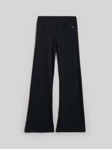 4F Legginsy trekkingowe szybkoschnące damskie - czarne L. Czarne legginsy 4f, bez wzorów, z podwyższonym stanem. Za 169,99 zł.