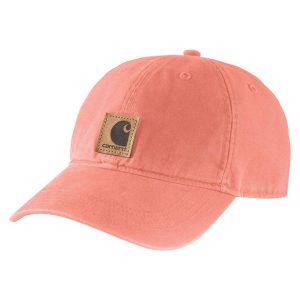 Czapka z daszkiem Carhartt Odessa Cap P18. Czerwone czapki CARHARTT, bez wzorów, sportowe. Za 83,99 zł.