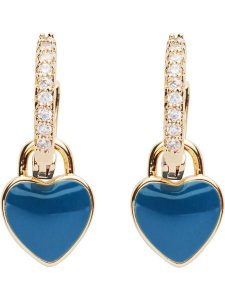 U.S. Polo Assn. Pozłacane kolczyki-kreole z kryształami rozmiar: onesize. Niebieskie kolczyki U.S. Polo Assn., z kryształem, metalowe. Za 82,99 zł.