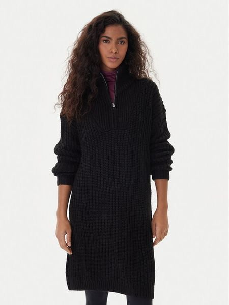 Roxy Sukienka dzianinowa Home Again SD ERJKD03535 Czarny Regular Fit. Czarne kombinezony Roxy, xl, bez wzorów, z dzianiny, bez kołnierzyka, bez ramiączek. Za 439,99 zł.