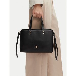 Torebka Beverly Hills Polo Club. Czarne torebki klasyczne Beverly Hills Polo Club, bez wzorów, bez dodatków. Za 249,99 zł.