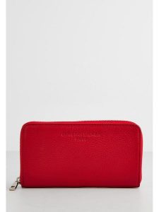 Christian Laurier Skórzany portfel "Mony" w kolorze czerwonym - 19,5 x 10,5 x 3 cm rozmiar: onesize. Czerwone portfele Christian Laurier, bez wzorów, z materiału. Za 134,45 zł.