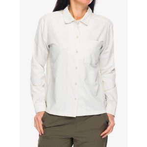 Koszula przeciw komarom damska Royal Robbins Expedition III L/S. Zielone koszule ROYAL ROBBINS, l, bez wzorów, bez kołnierzyka, bez ramiączek. Za 361,99 zł.