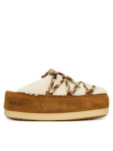 Moon Boot Śniegowce Mb Evx Mule 80D1470100 Brązowy. Brązowe buty zimowe Moon Boot, ze skóry, bez obcasa, bez zapięcia. Za 849,00 zł.