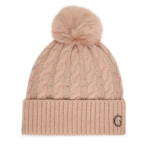 Czapka Guess. Czerwone czapki Guess, z aplikacjami. Za 129,99 zł.