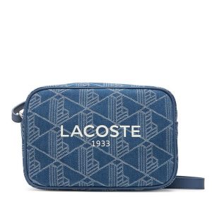 Torebka Lacoste. Niebieskie listonoszki Lacoste, bez wzorów, bez dodatków. Za 469,99 zł.