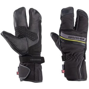 Rękawice rowerowe Oxford Polar 1.0 w rozmiarze M/8. Czarne rękawiczki OXFORD, na zimę, bez wzorów, z polaru. Za 343,55 zł.