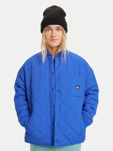 Quiksilver Kurtka przejściowa Shining Quilted EQWJK03084 Granatowy Regular Fit. Niebieskie kurtki Quiksilver, m, bez wzorów, z syntetyku, bez kaptura. Za 549,99 zł.