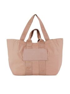 Hunter Torebka HTR-K-014-06 Różowy. Czerwone shopper bag Hunter, bez wzorów, z materiału, bez dodatków. Za 153,99 zł.