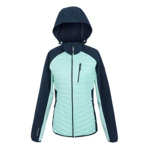 Kurtka Damska Pro Hybrid II Padded Jacket. Niebieskie kurtki Regatta, m, bez wzorów, z puchu, bez kaptura. Za 145,99 zł.