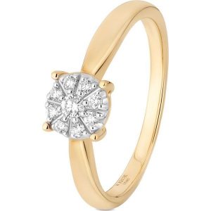 Piękny Pierścionek - , Brylant 0,14ct. Pierścionki marki W.KRUK. Za 2 490,00 zł.