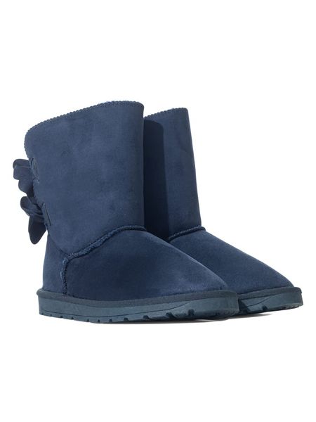 ISLAND BOOT Botki zimowe "Bowie" w kolorze niebieskim rozmiar: 37. Niebieskie botki Island Boot, na zimę, bez wzorów, bez obcasa, bez zapięcia. Za 82,83 zł.