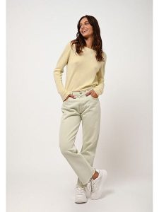 AUTHENTIC CASHMERE Kaszmirowy sweter "Criou" w kolorze żółtym rozmiar: XL. Żółte swetry oversize AUTHENTIC CASHMERE, xl, bez wzorów, z kaszmiru, bez ramiączek. Za 284,15 zł.