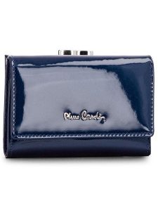Pierre Cardin Portfel 05 LINE 117 Niebieski. Niebieskie portfele Pierre Cardin, bez wzorów, z lakierowanej skóry. Za 129,00 zł.