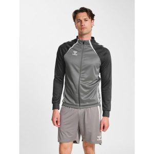 Kurtka rozpinana sportowa bluza Hummel hml Lead 2.0 Track Zip Jacket. Szare bluzy Hummel, m, bez wzorów, bez kaptura. Za 168,00 zł.