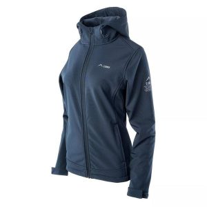 Kurtka softshell damska Elbrus Melba II Wo's. Niebieskie kurtki Elbrus, s, bez wzorów, z softshellu, bez kaptura. Za 277,66 zł.