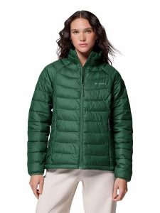 Columbia Kurtka pikowana "Powder Lite II" w kolorze zielonym rozmiar: XL. Zielone kurtki Columbia, xl, bez wzorów, bez kaptura. Za 314,95 zł.