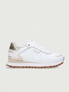 Liu Jo Skórzane sneakersy w kolorze białym rozmiar: 41. Białe trampki Liu Jo, bez wzorów, ze skóry, bez zapięcia. Za 388,43 zł.