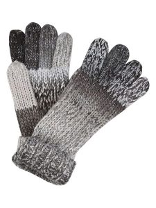 Regatta Rękawiczki "Frosty Glove VI" w kolorze szaro-czarnym rozmiar: L/XL. Czarne rękawiczki Regatta, bez wzorów, prążkowane. Za 61,46 zł.