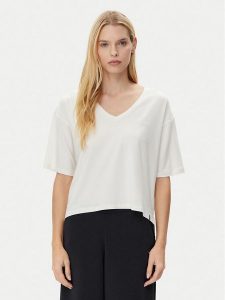 BOSS T-Shirt CP Stripe 50535723 Beżowy Relaxed Fit. Brązowe t-shirty Boss, xl, bez wzorów, z lyocellu, bez kołnierzyka, bez ramiączek. Za 219,99 zł.