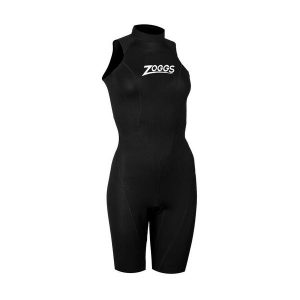 Damski kombinezon bez rękawów Zoggs Multix VSL 2,5. Czarne kombinezony Zoggs, xs, bez wzorów, z materiału, bez kołnierzyka, bez ramiączek. Za 346,50 zł.