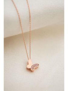 Lodie Silver Srebrny naszyjnik z zawieszką - dł. 43 cm rozmiar: onesize. Szare naszyjniki Lodie Silver, z cyrkonią, srebrne. Za 34,99 zł.