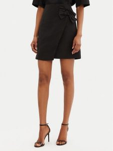 Bruuns Bazaar Spódnica mini Reginae BBW4394 Czarny Slim Fit. Czarne spódnice Bruuns Bazaar, bez wzorów, z syntetyku, mini. Za 229,99 zł.