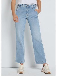 CIMARRON Dżinsy - Relaxed fit - w kolorze błękitnym rozmiar: W32. Niebieskie jeansy Cimarron, bez wzorów. Za 128,25 zł.