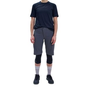 Spodenki rowerowe damskie POC W's Essential Enduro. Szare szorty POC, bez wzorów. Za 421,40 zł.