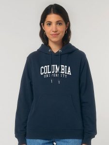 American Universities Bluza "Colombia University" w kolorze granatowym rozmiar: L. Niebieskie bluzy American Universities, l, bez wzorów, z kapturem. Za 114,17 zł.