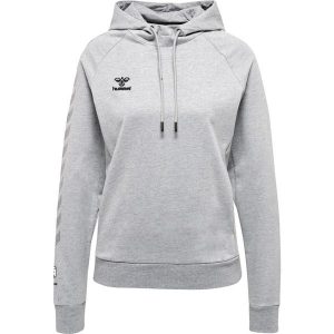 Damska bawełniana bluza z kapturem Hummel Move Grid. Szare bluzy Hummel, m, bez wzorów, z bawełny, z kapturem. Za 254,50 zł.