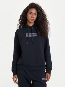 Napapijri Bluza B-Box NP0A4HYQ Czarny Regular Fit. Czarne bluzy Napapijri, l, bez wzorów, z bawełny, bez kaptura. Za 349,99 zł.