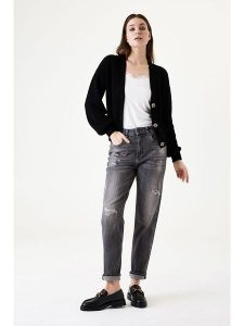 Garcia Dżinsy - Regular fit - w kolorze antracytowym rozmiar: W29. Czarne jeansy Garcia, bez wzorów. Za 127,05 zł.
