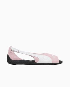 Klapki damskie Puma Speedcat. Białe klapki Puma, bez wzorów, ze skóry, bez obcasa. Za 270,99 zł.