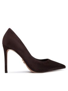 Steve Madden Szpilki Thrive Pump SM11003887 Brązowy. Brązowe szpilki Steve Madden, bez wzorów, ze skóry, bez obcasa. Za 519,99 zł.
