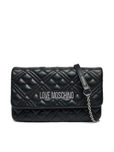 LOVE MOSCHINO Torebka JC4097PP1MLA000B Czarny. Czarne torebki klasyczne LOVE MOSCHINO, bez wzorów, ze skóry, bez dodatków. Za 379,99 zł.