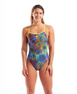 Strój Kąpielowy Damski Arena Garden Swimsuit Swim Boosterback. Czarne balerinki Arena, bez wzorów, bez obcasa, bez zapięcia. Za 259,00 zł.