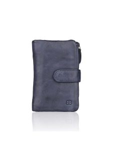 Bellicci Skórzany portfel "Connie" w kolorze granatowym - 9 x 17 x 3 cm rozmiar: onesize. Niebieskie portfele Bellicci, bez wzorów, z materiału. Za 100,99 zł.