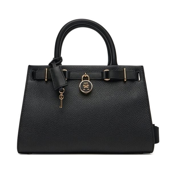 Torebka Tommy Hilfiger. Czarne kuferki TOMMY HILFIGER, bez wzorów, bez dodatków. Za 809,99 zł.