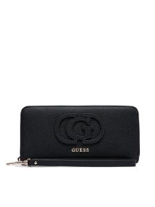 Guess Portfel Isola Slg SWBG99 05146 Czarny. Czarne portfele Guess, z aplikacjami, ze skóry. Za 264,99 zł.
