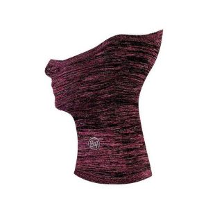 Komin do biegania unisex Buff® Dryflx+ Neckwarmer Fuchsia z odblaskami. Różowe szaliki Buff, bez wzorów. W wyprzedaży za 132,93 zł.
