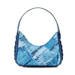 Torebka Desigual. Niebieskie torebki klasyczne Desigual, bez wzorów, bez dodatków. Za 219,99 zł.