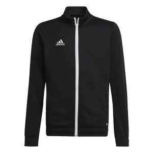 Entrada 22 Track Jacket. Czarne kurtki ADIDAS, bez wzorów, z materiału, bez kaptura. W wyprzedaży za 84,00 zł.