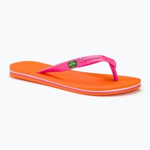 Japonki damskie Ipanema Clas Brasil II AD. Brązowe klapki Ipanema, bez wzorów, z materiału, bez obcasa. Za 62,99 zł.
