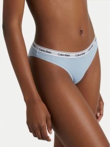 Calvin Klein Underwear Figi klasyczne 000QD5044E Niebieski. Niebieskie figi Calvin Klein Underwear, bez wzorów, z bawełny. Za 79,99 zł.