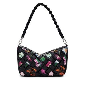 Torebka Desigual. Czarne torebki klasyczne Desigual, bez wzorów, bez dodatków. Za 319,99 zł.